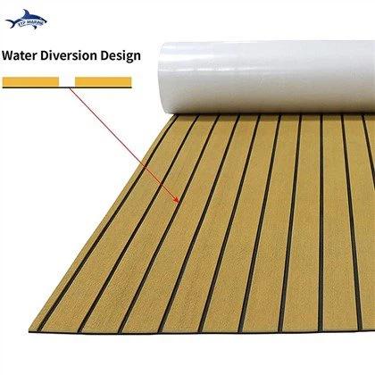 Marine Faux Teak Boat Flooring