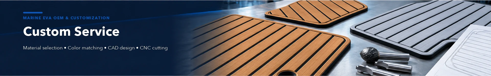 Material selection • Color matching • CAD design • CNC cutting